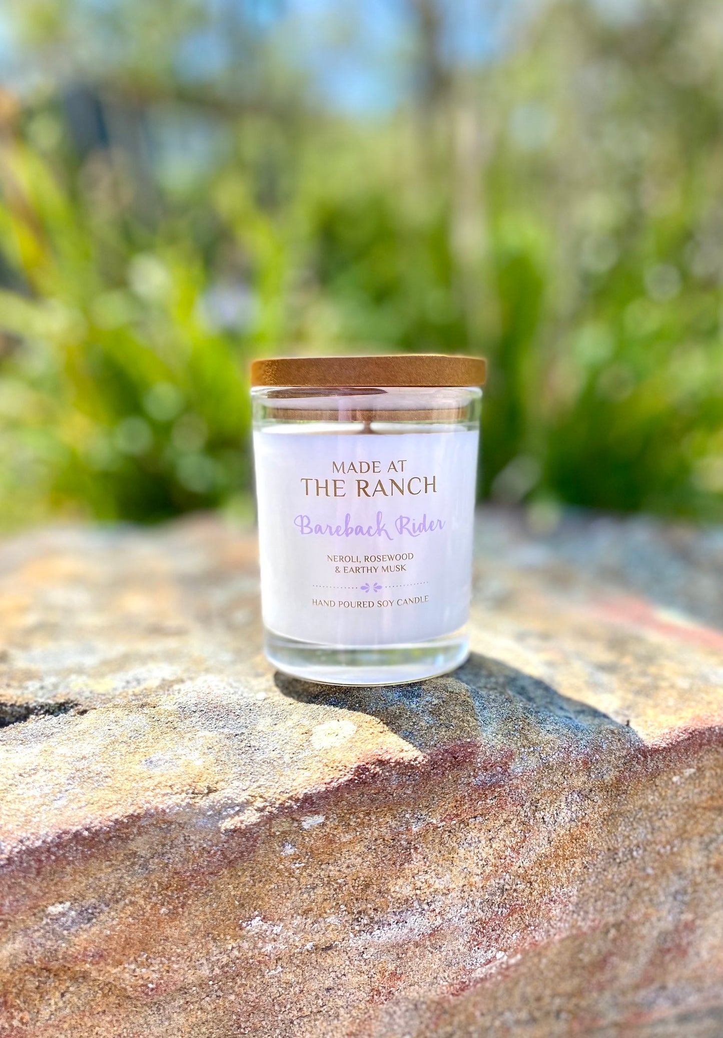 Made at the ranch candle