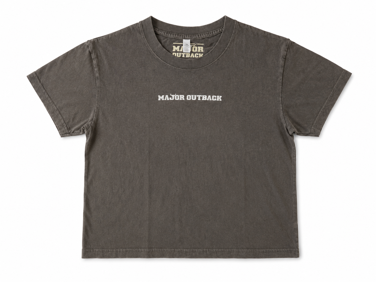 Harvest Crop Tee - Faded Black