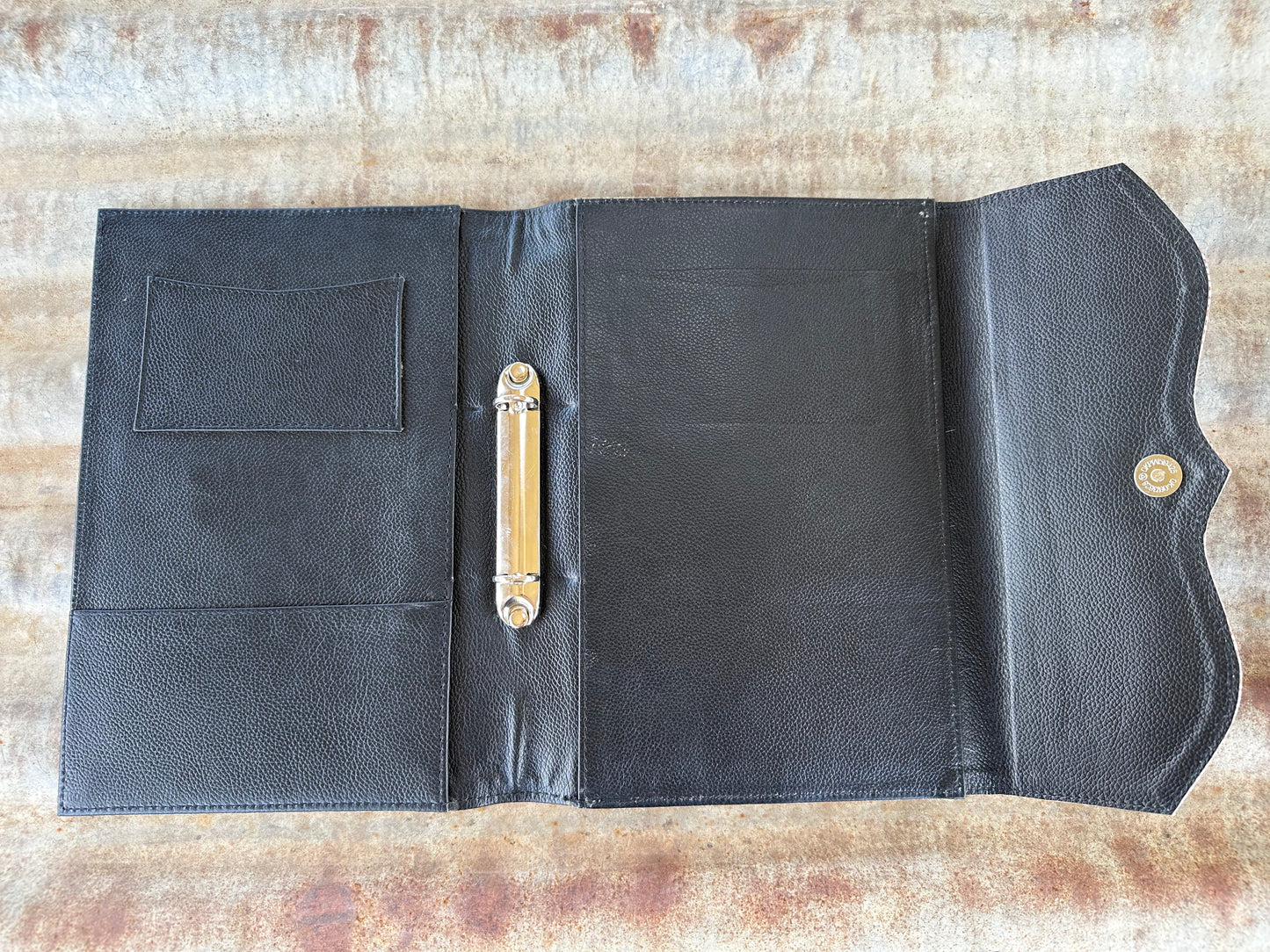 Cowhide A5 Notepad Organiser
