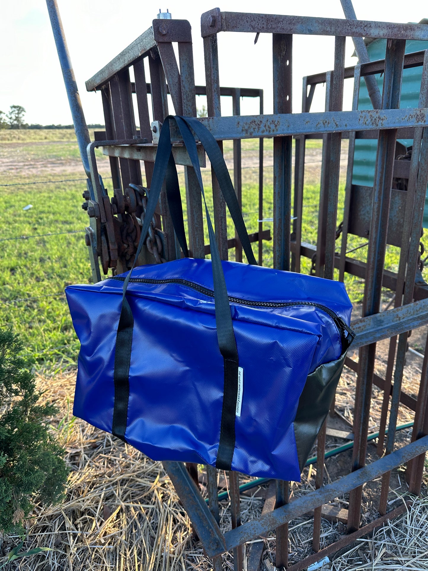 PVC Overnight Bags - Blue