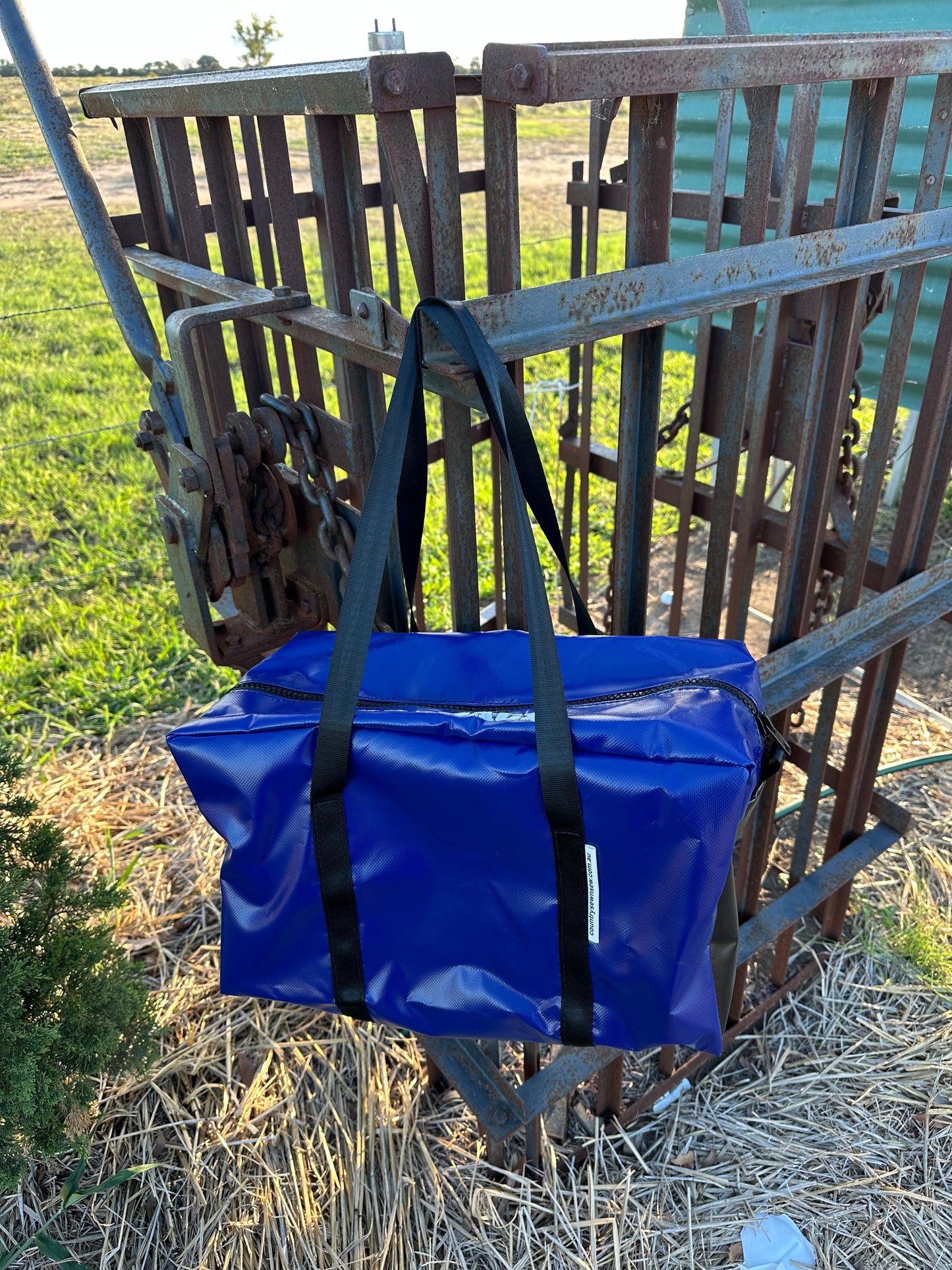 PVC Overnight Bags - Blue