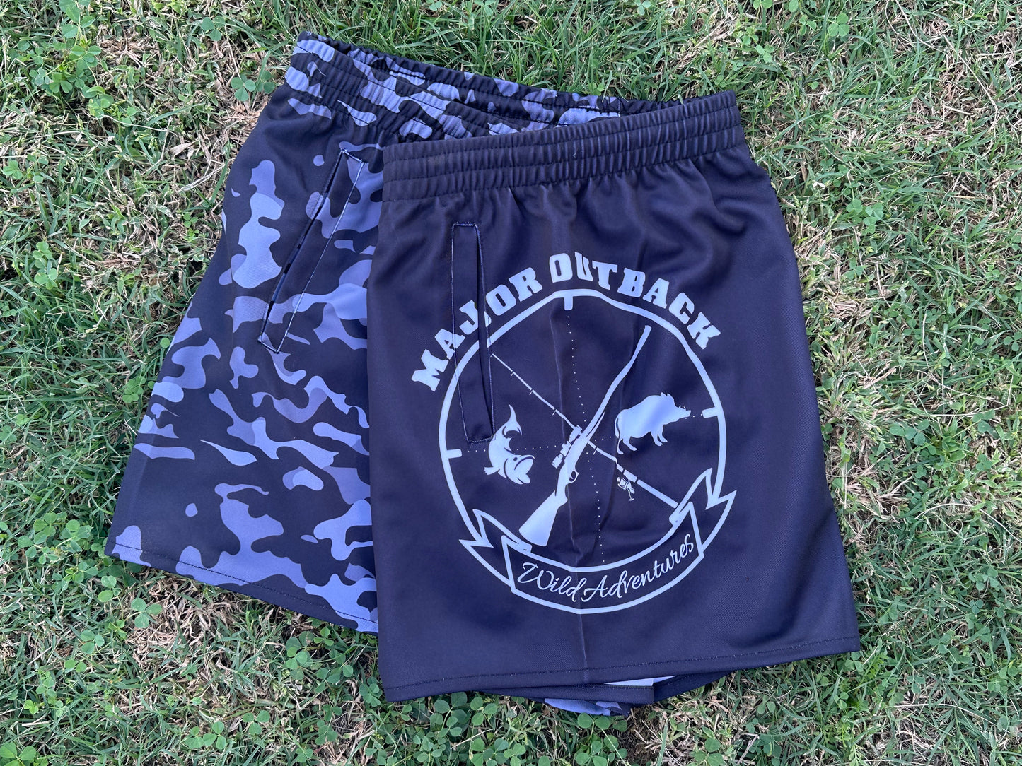 Kids Footy Shorts - Camo