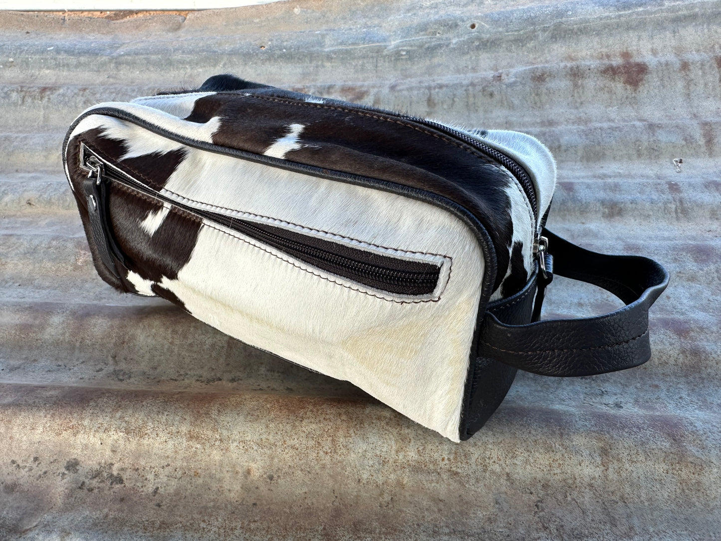Cowhide Toiletry Bag