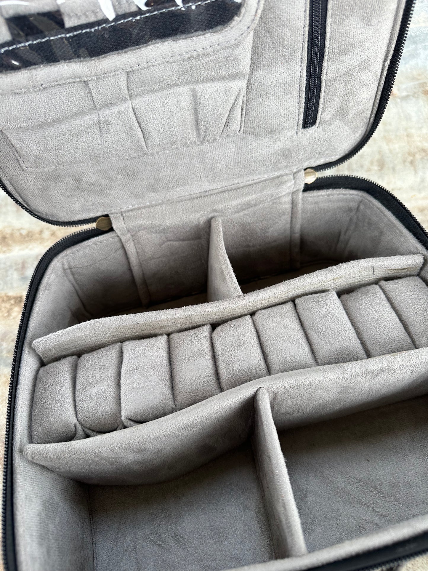 Cowhide Jewellery Box - LRG