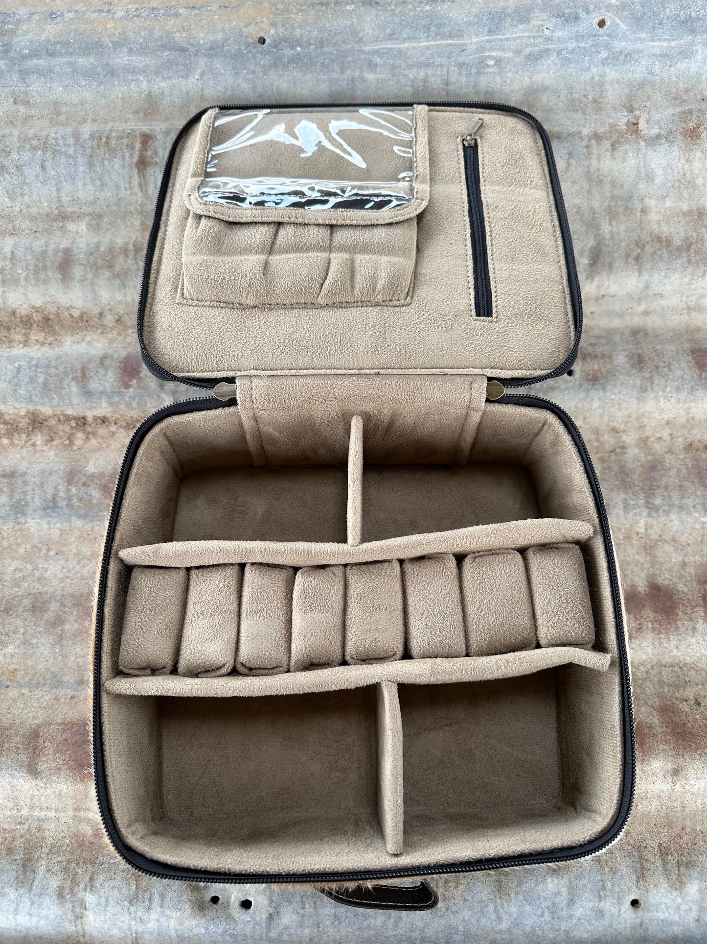 Cowhide Jewellery Box - LRG