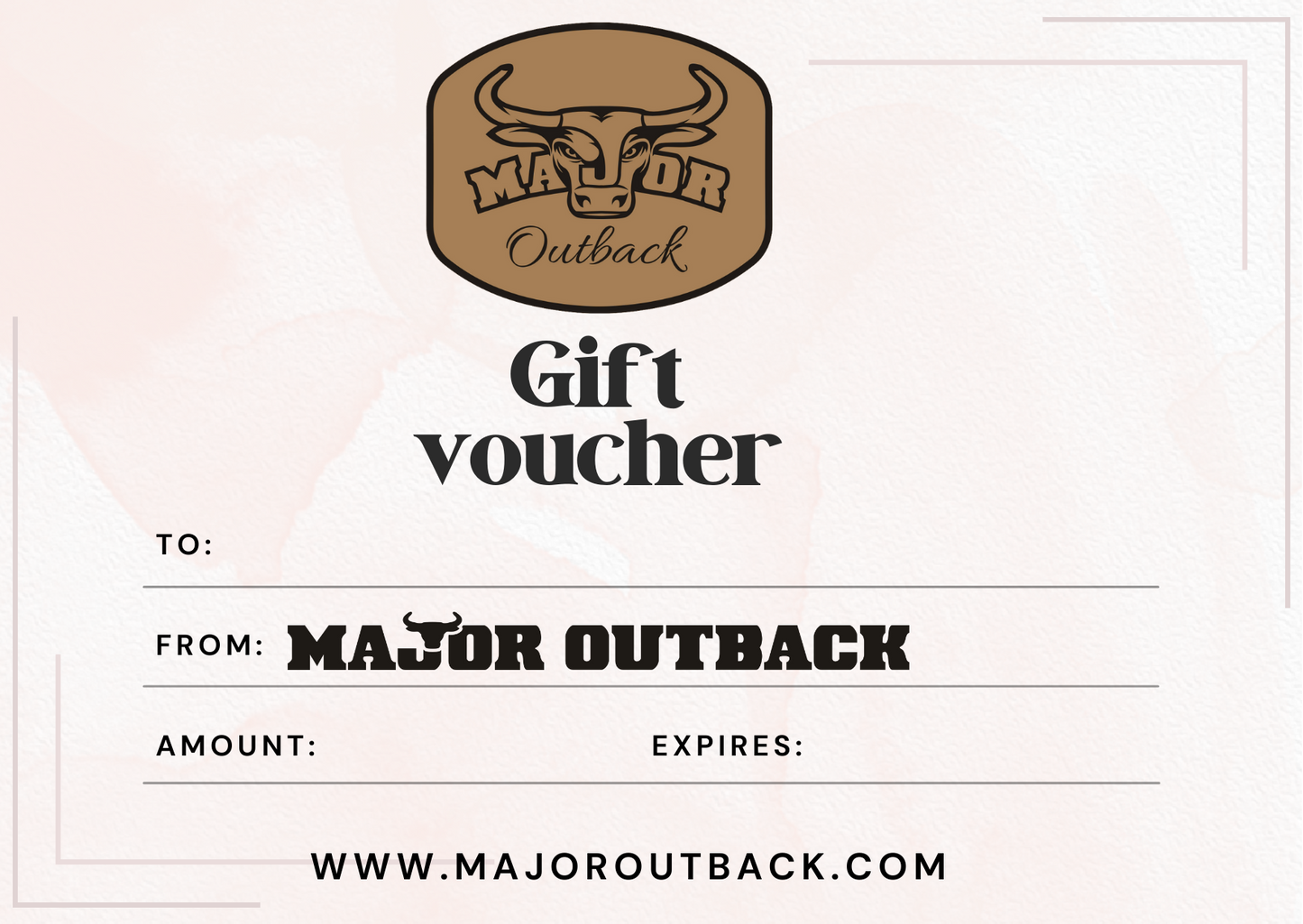 Major Outback Gift Card