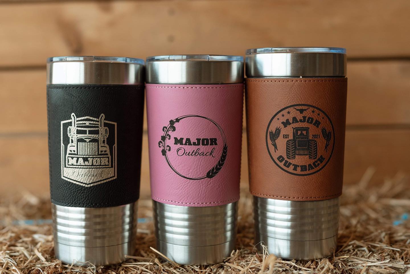 Travel Mug Harvest Pink Leather - HP