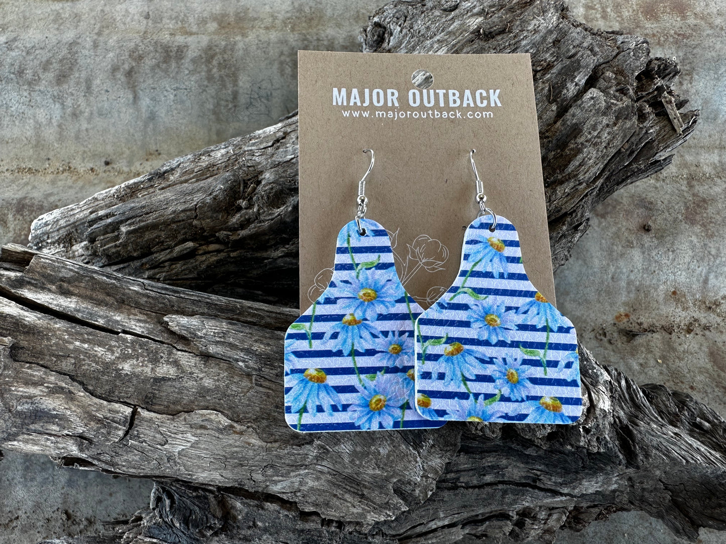 Cattle Tags Daisy & Stripes