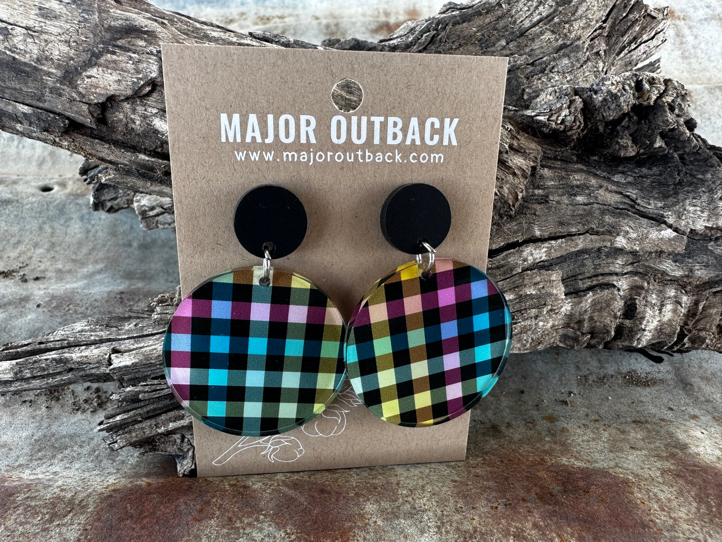 Checkered Colour Pendants