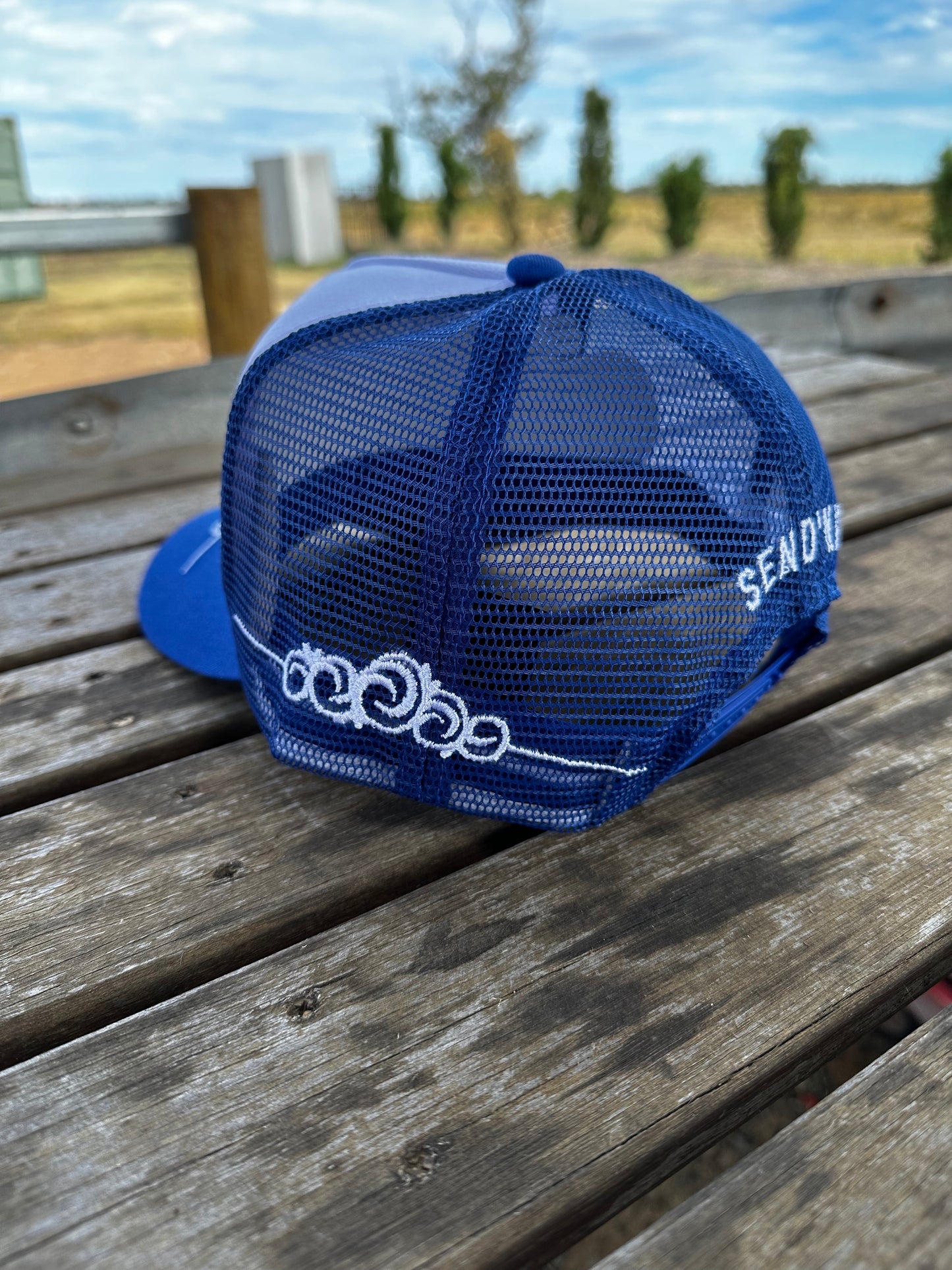 Trucker Creed - White & Blue