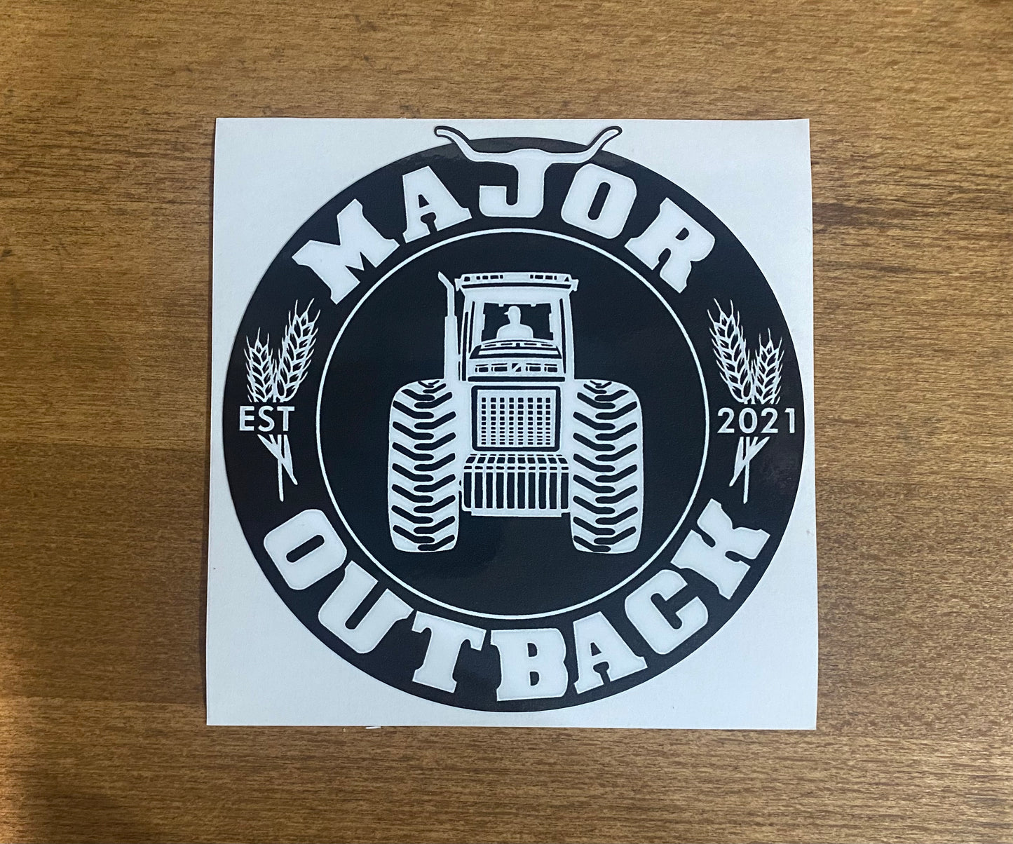 Trax Sticker - Black