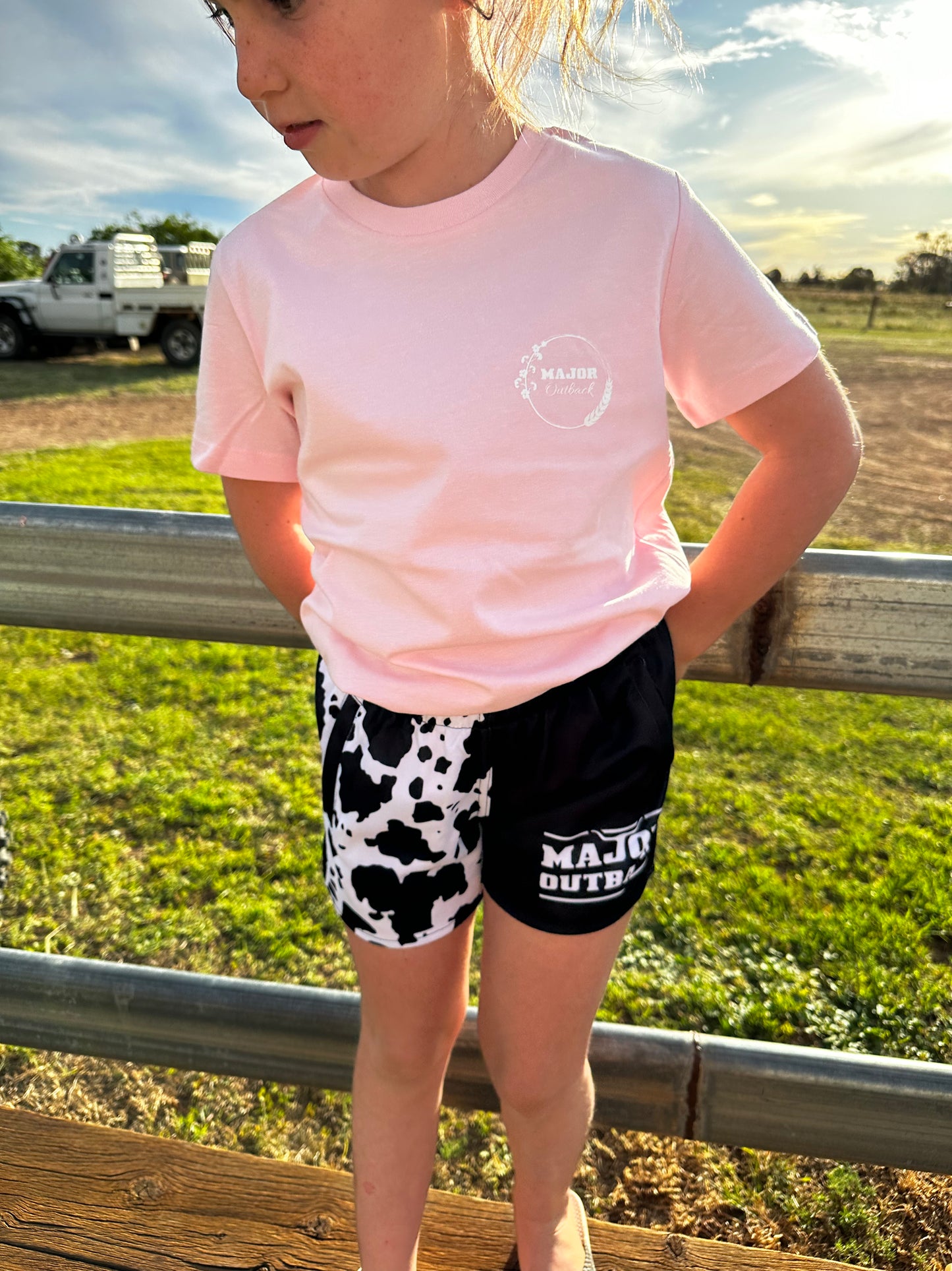 Kids Harvest Tee - Pink