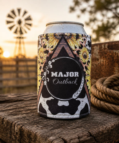 Country Sunflower Stubby Cooler