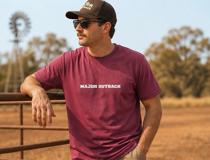Mens Classic Tee - Burgundy