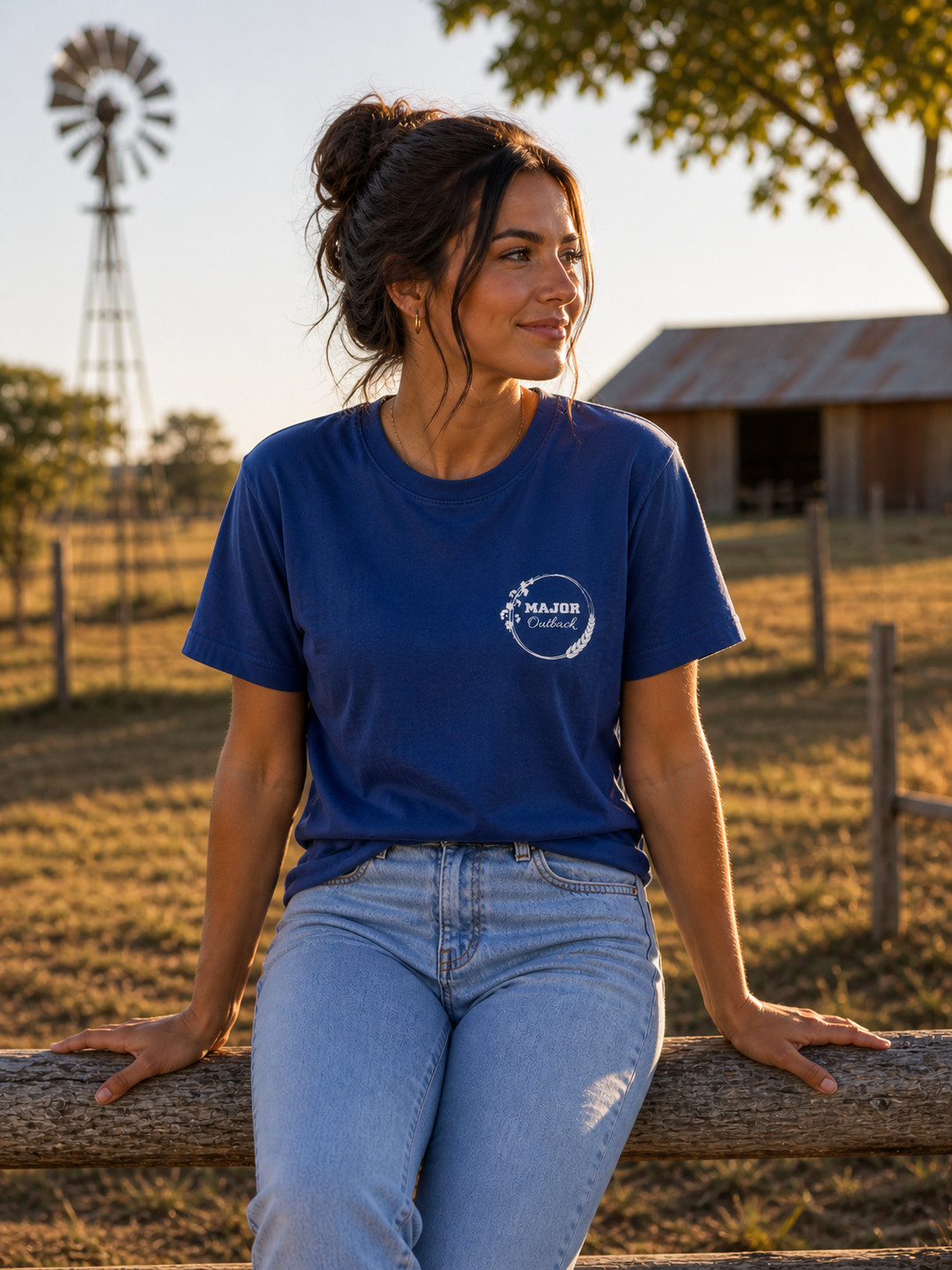 Harvest Tee - COLBALT