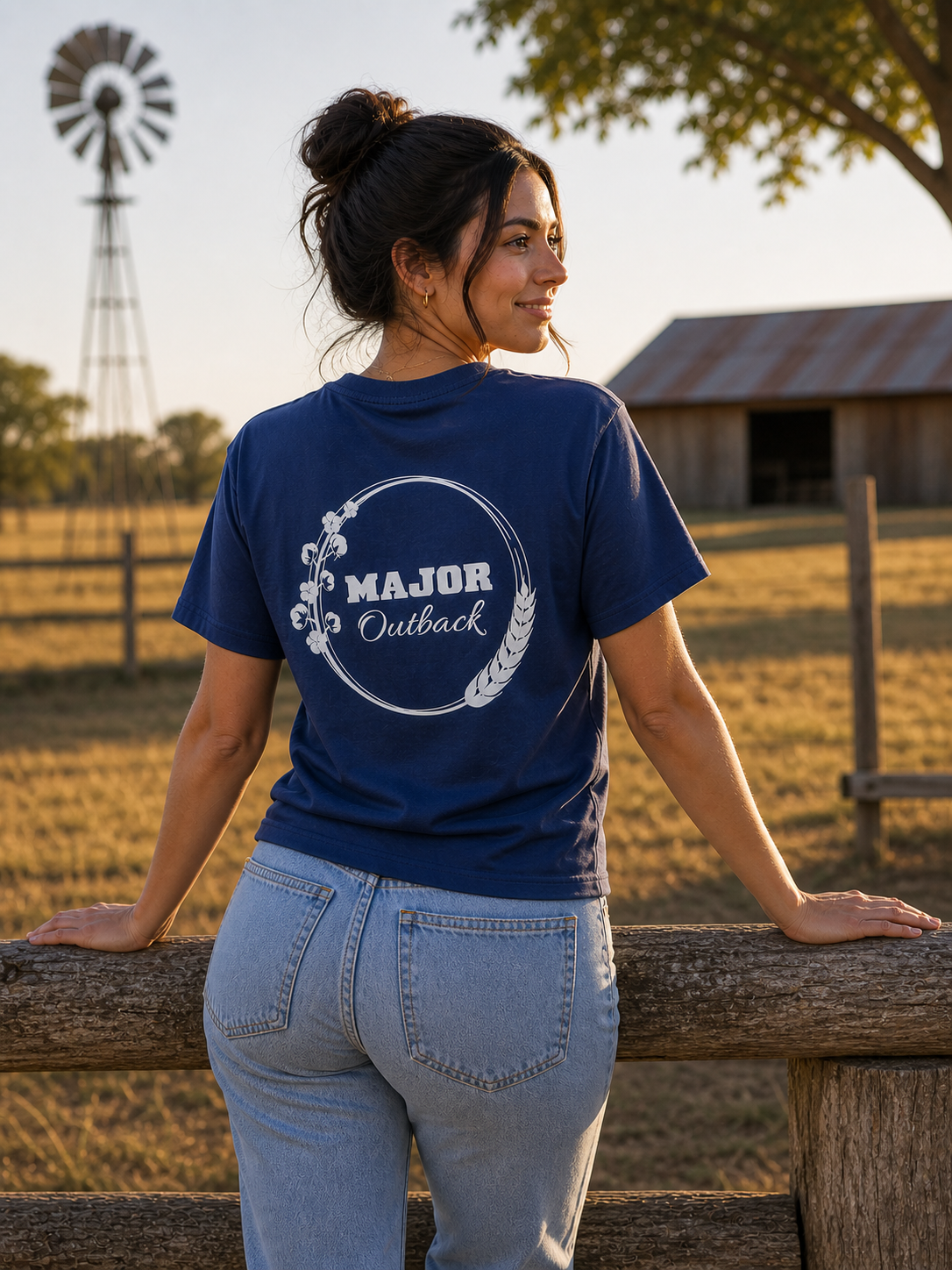 Harvest Tee - COLBALT