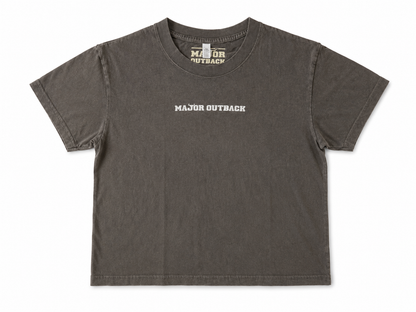 Harvest Crop Tee - Faded Black