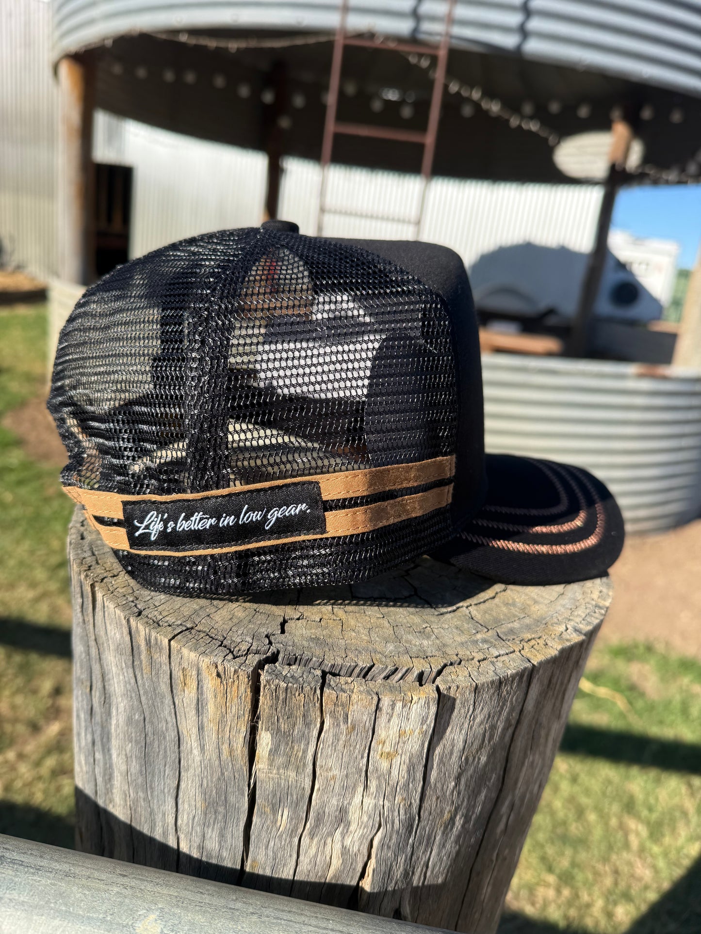 Tan Zig Zag Trax Cap