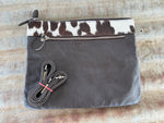 Rosebank Cowhide Clutch Bag