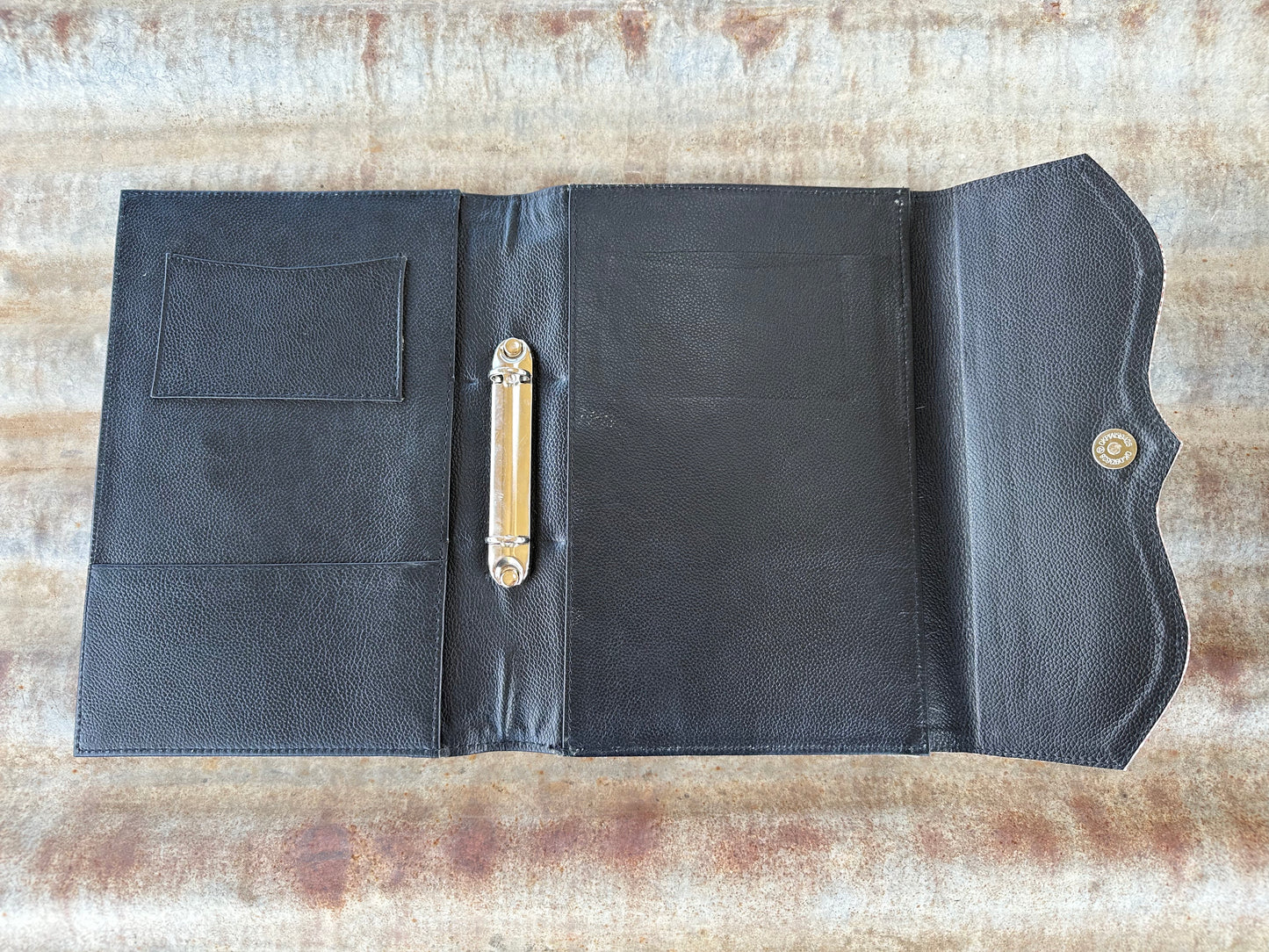 Cowhide A5 Notepad Organiser