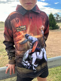Rodeo Time Outback Fishing Shirt Kids