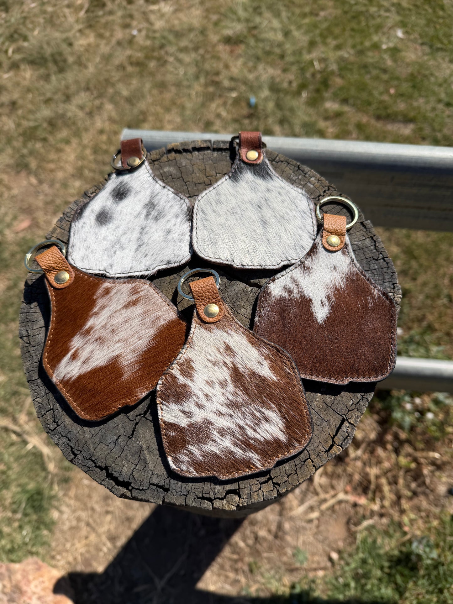Cowhide Keyrings (LRG)