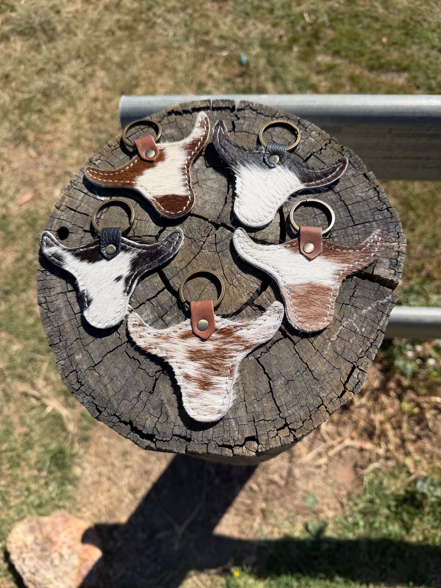 Cattle Head Cowhide Keyings