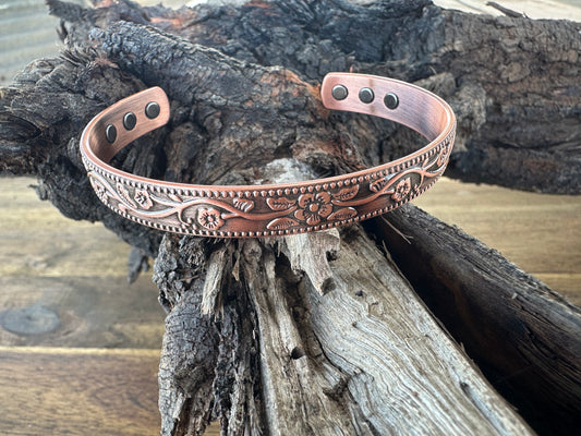 Ladies Copper Band - FLORAL