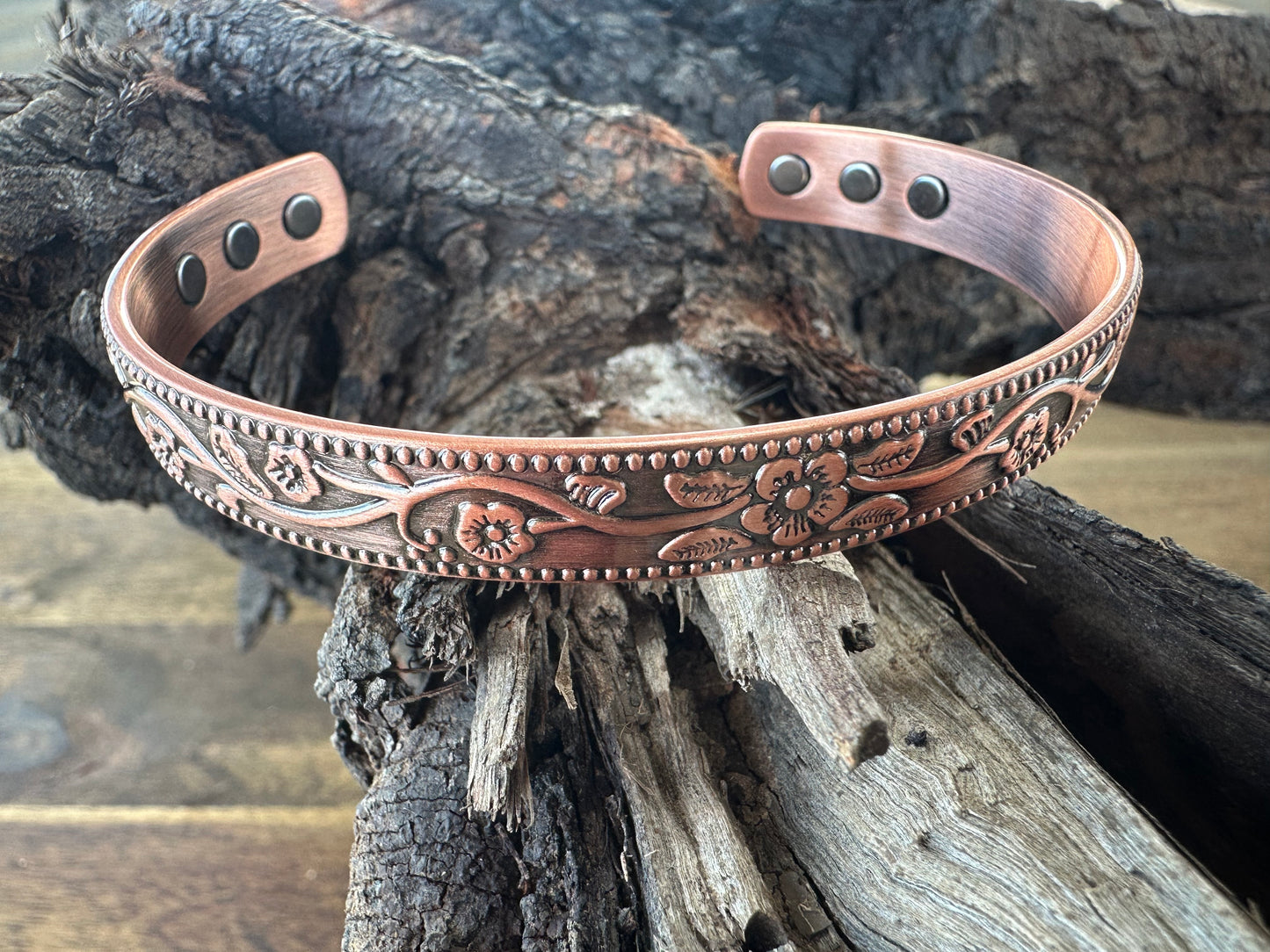 Ladies Copper Band - FLORAL