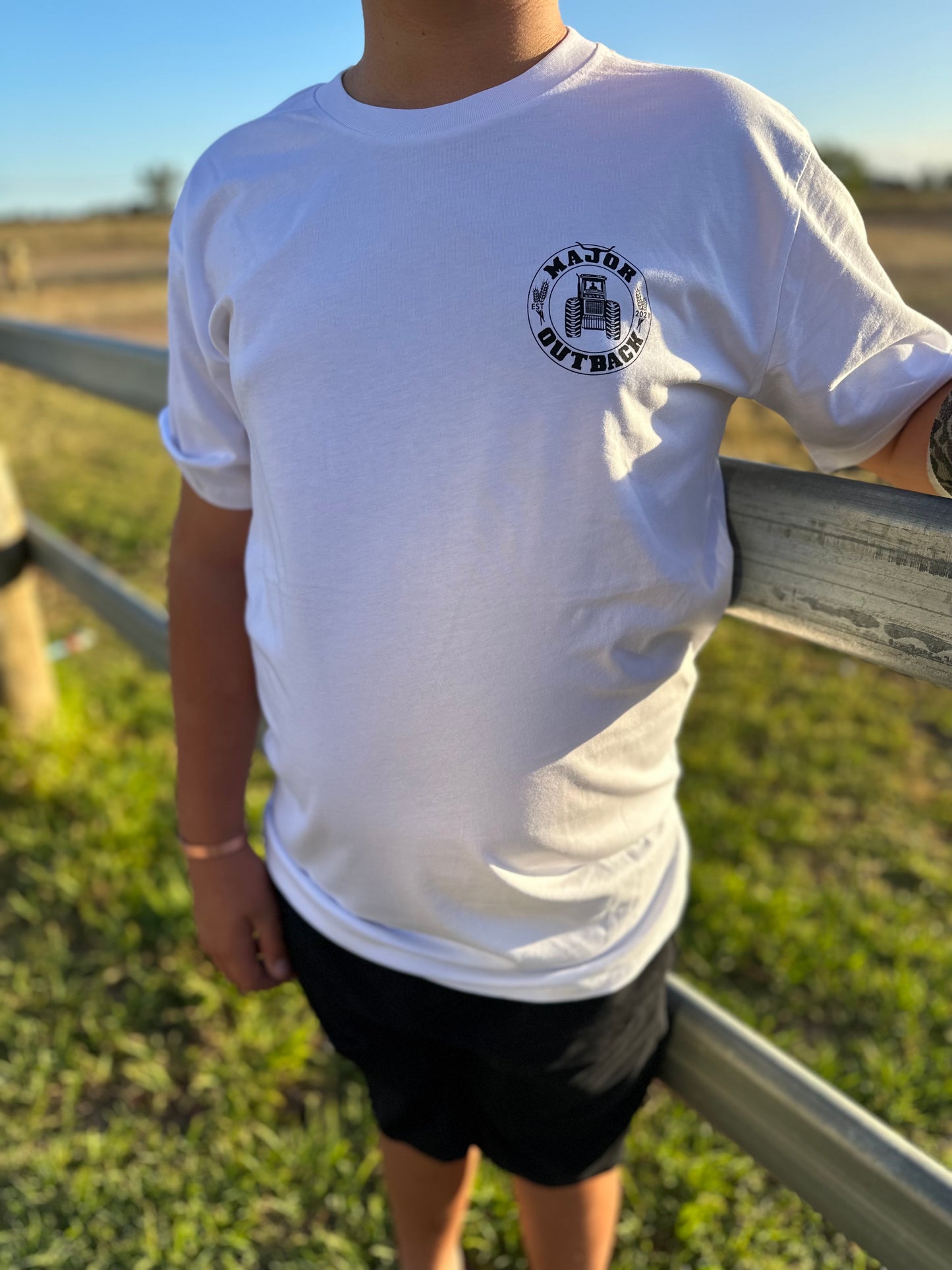 Trax Tee - WHITE