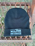 knitted winter beanie black 