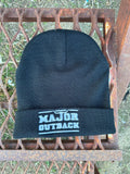 knitted winter beanie black 