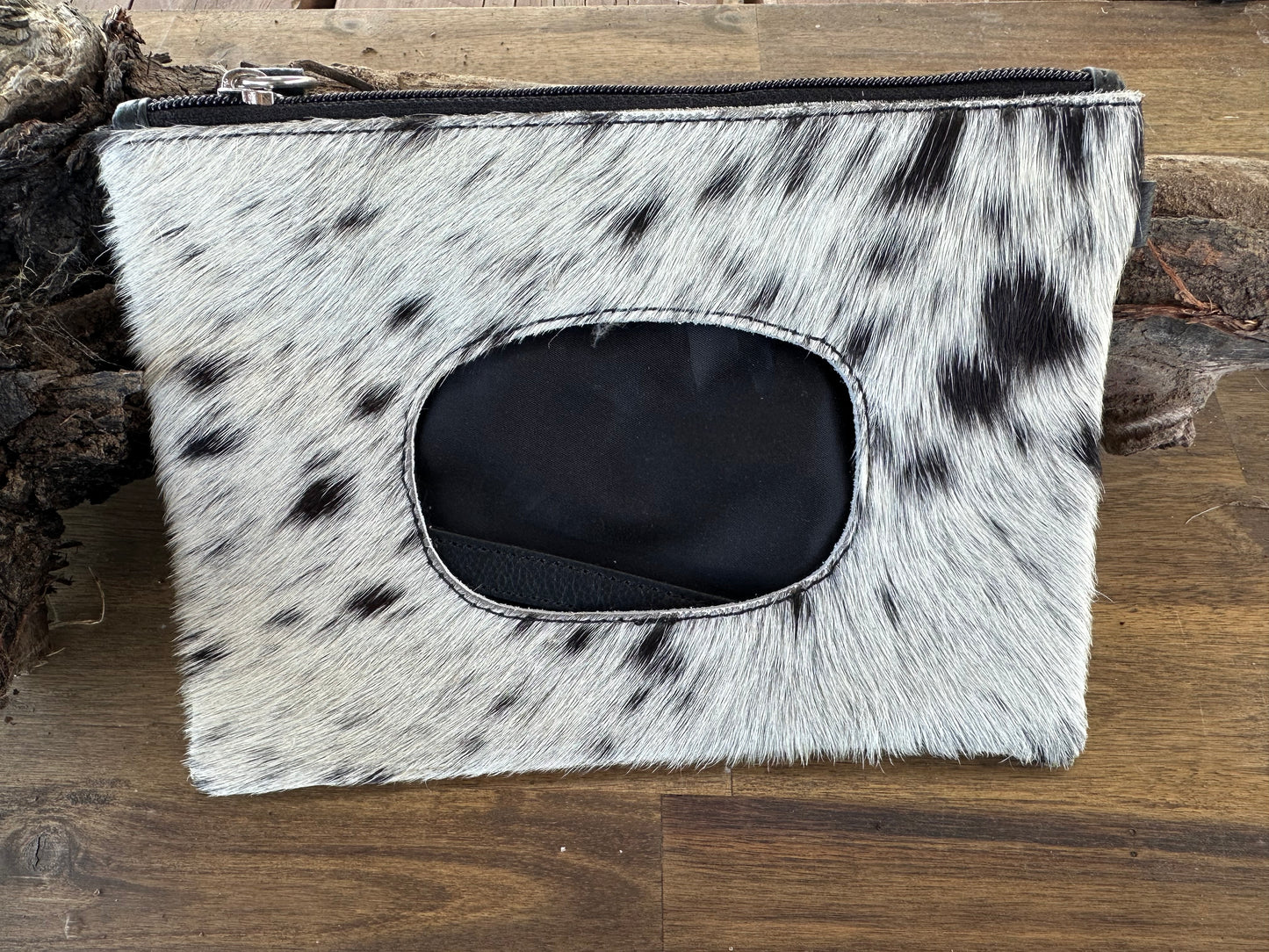Cowhide Nappy Wipe Wallet