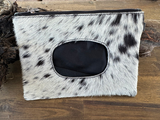 Cowhide Nappy Wipe Wallet