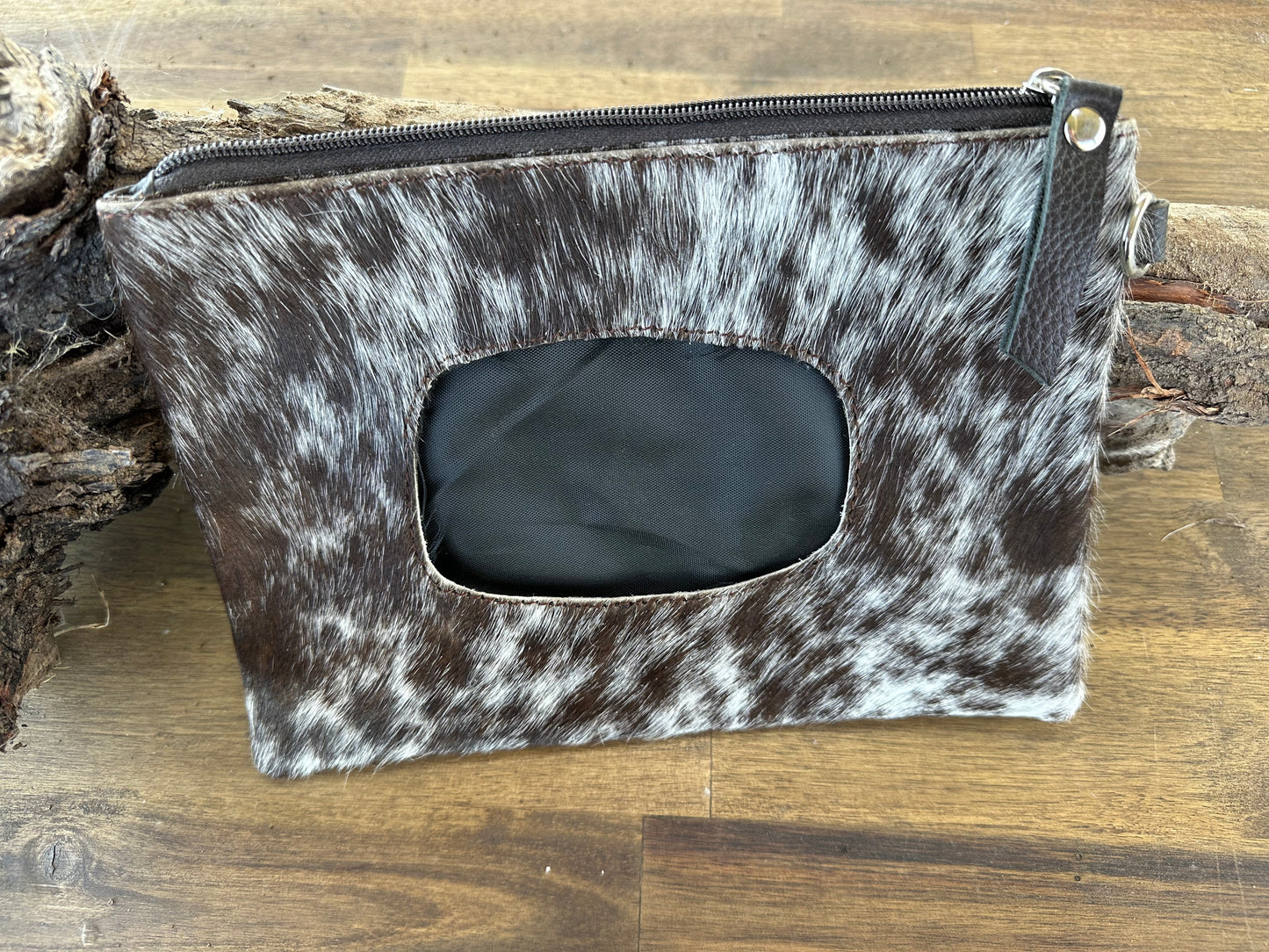 Cowhide Nappy Wipe Wallet