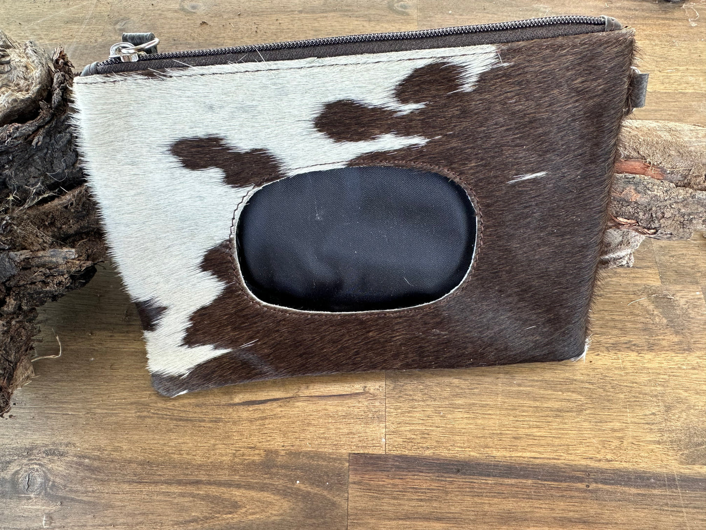 Cowhide Nappy Wipe Wallet