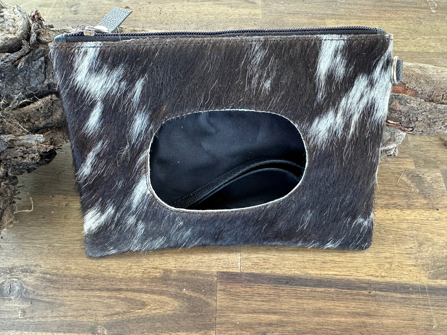 Cowhide Nappy Wipe Wallet