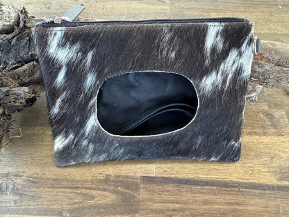 Cowhide Nappy Wipe Wallet