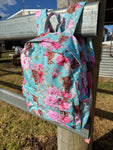 Highland Cow Blue Backpack