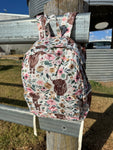 Highland Cow Backpack - White