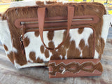 01 Cowhide Nappy Bags