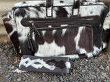 02 Cowhide Nappy Bag