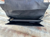 01 - Tooled Leather Aqua Wallet