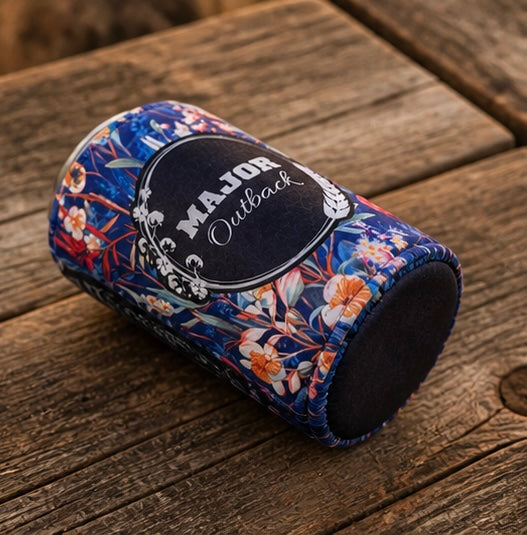 Native Floral Stubby Cooler