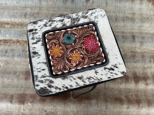 Cowhide Jewellery Box - LRG