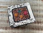 Cowhide Jewellery Box - LRG