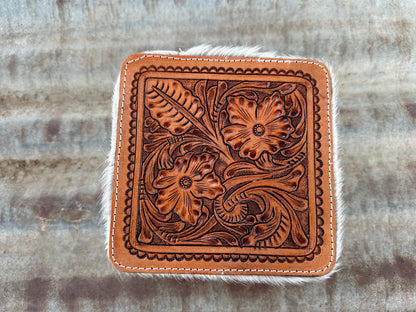 Cowhide Jewellery Box - SML01