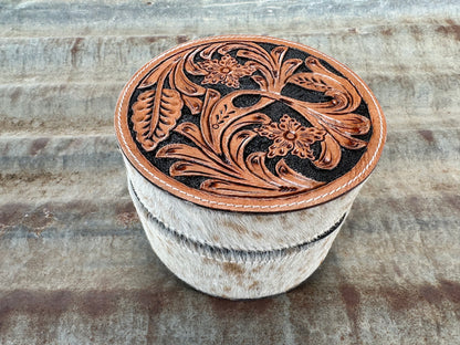 Cowhide Jewellery Box - SMLR2