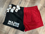 Outback Drill Red Shorts