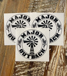 The Blaze sticker - white